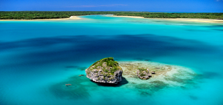 Un Lugar con poco turismo, Nueva Caledonia