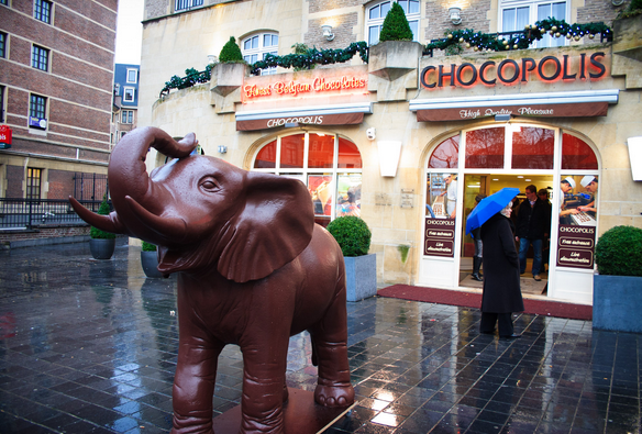 chocolate por Bruselas