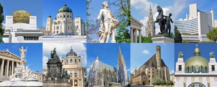 Cuatro lugares de Austria