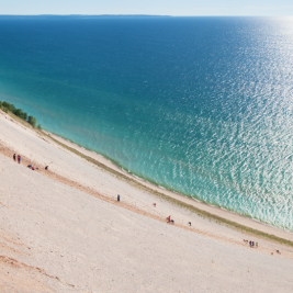 Parque Nacional Sleeping Bear Dunes con tu familia