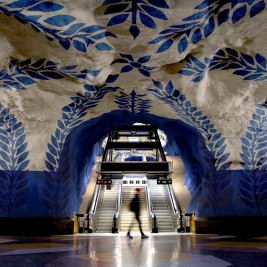 El metro de Estocolmo, una auténtica exposición de arte