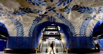El metro de Estocolmo, una auténtica exposición de arte