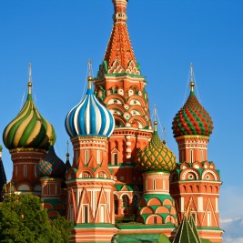Catedral de San Basilio en Moscu, Rusia