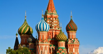 Catedral de San Basilio en Moscu, Rusia