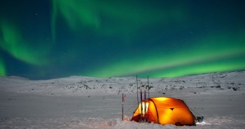 De camping por el Ártico