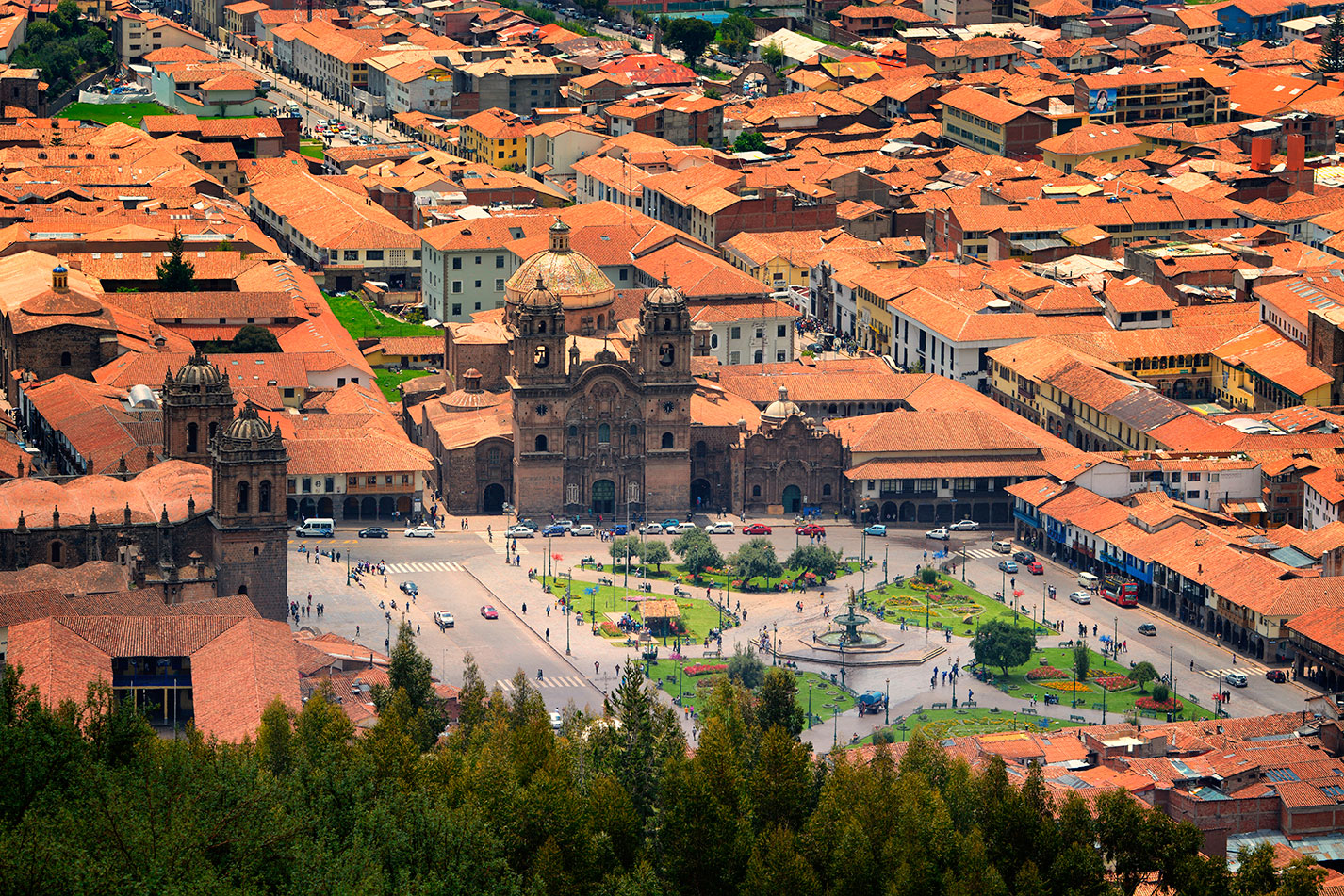 vista aérea de Cuzco