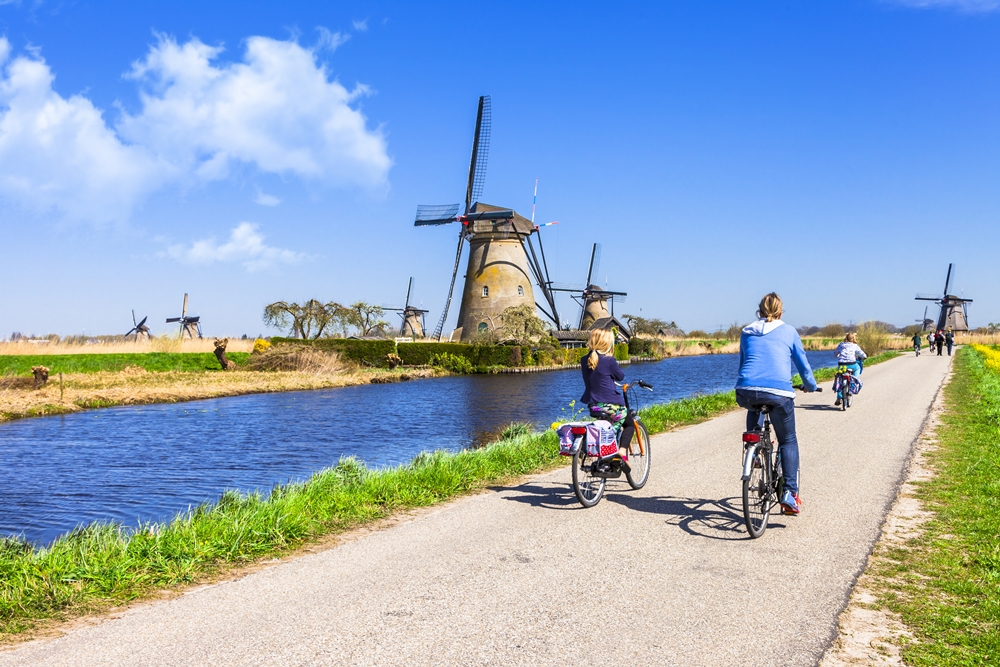 bici por Holanda