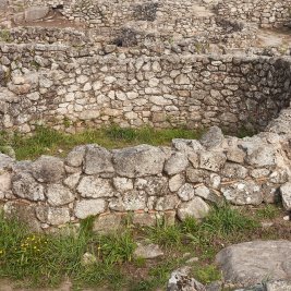 Desembocadura del río Miño y el pueblo de A Guarda vistos desde el monte Santa Trega